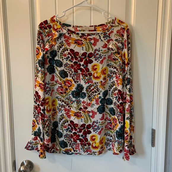 LOFT Tops - LOFT Ruffle Detail Blouse